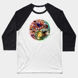 All characer Yin yang Baseball T-Shirt